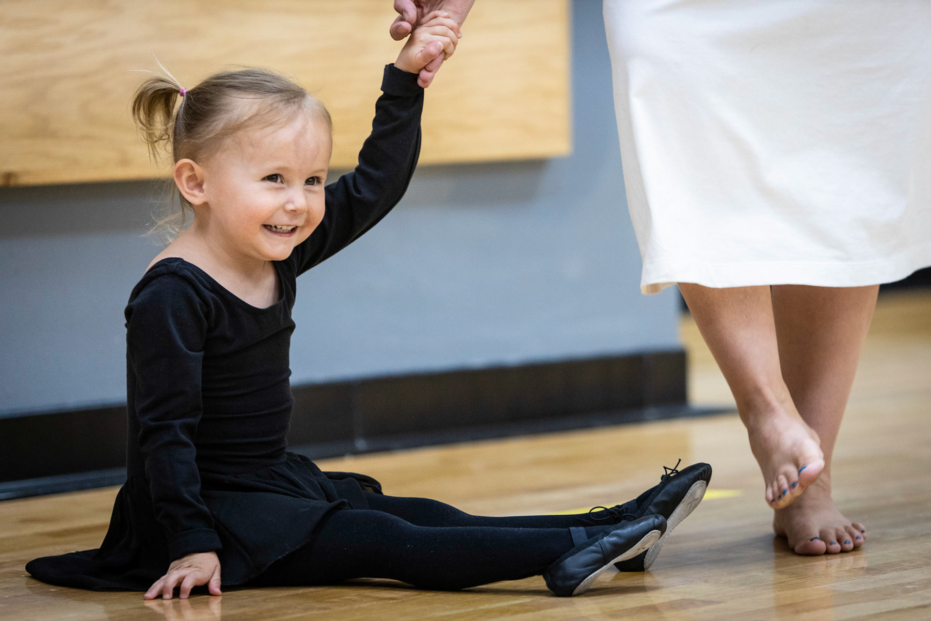 Ballet class with mom
