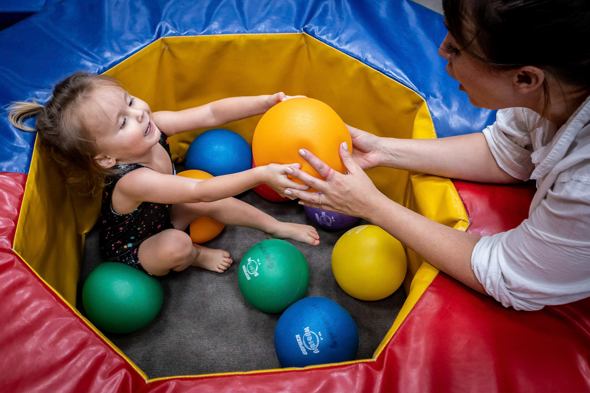 Gymnastics class with Mom