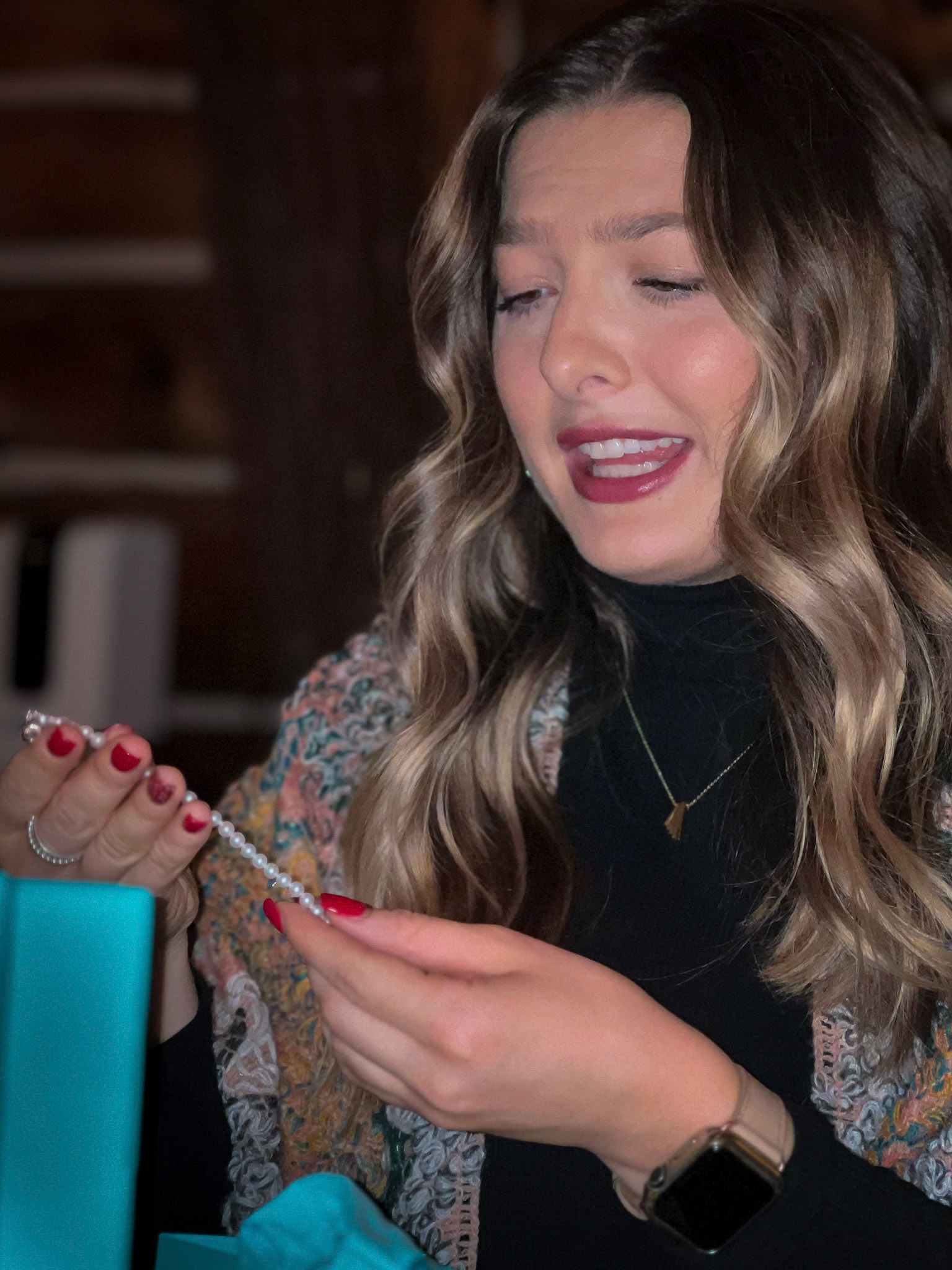 Celebrating graduation with a special blue package