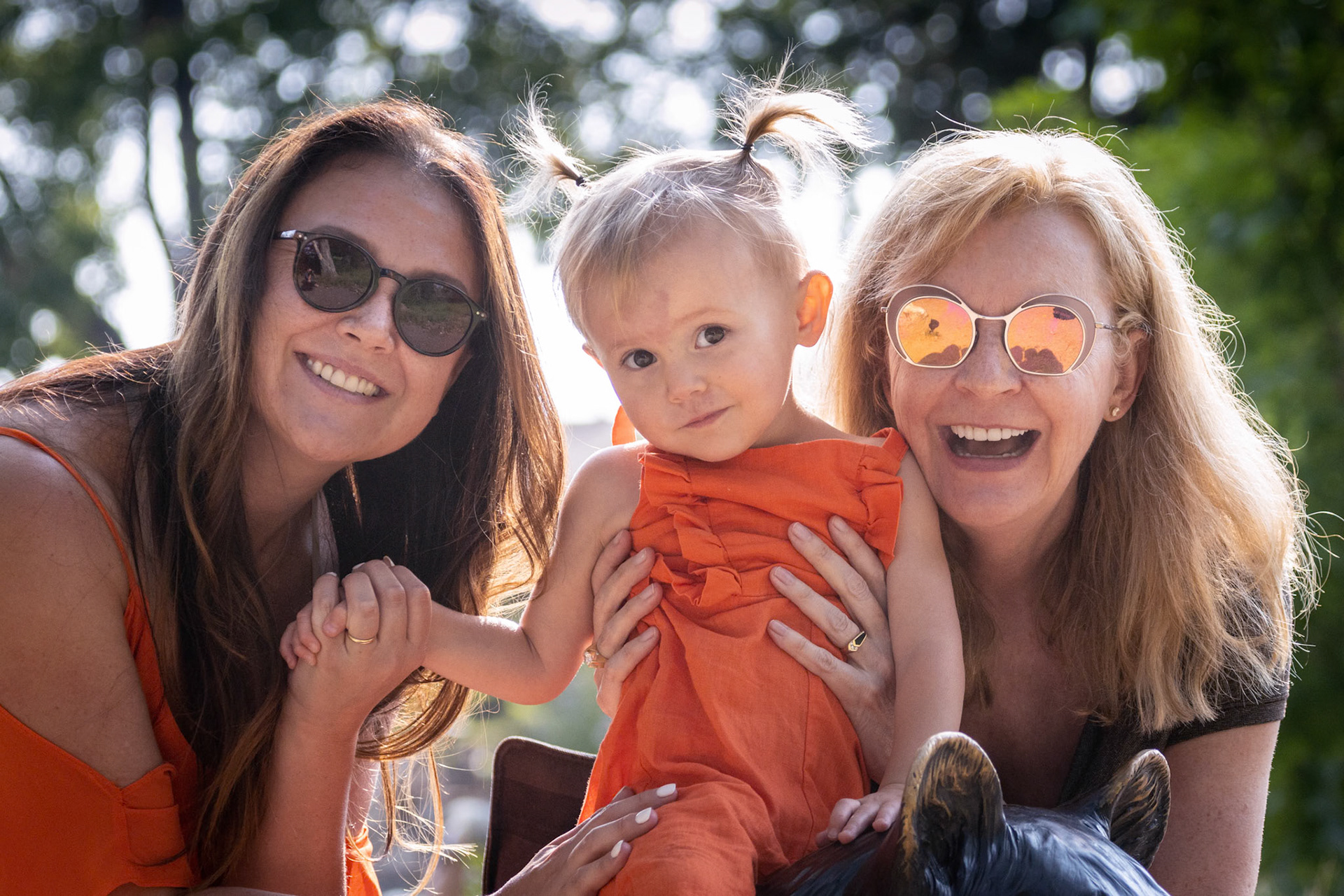 A family visit to Hudson Gardens.