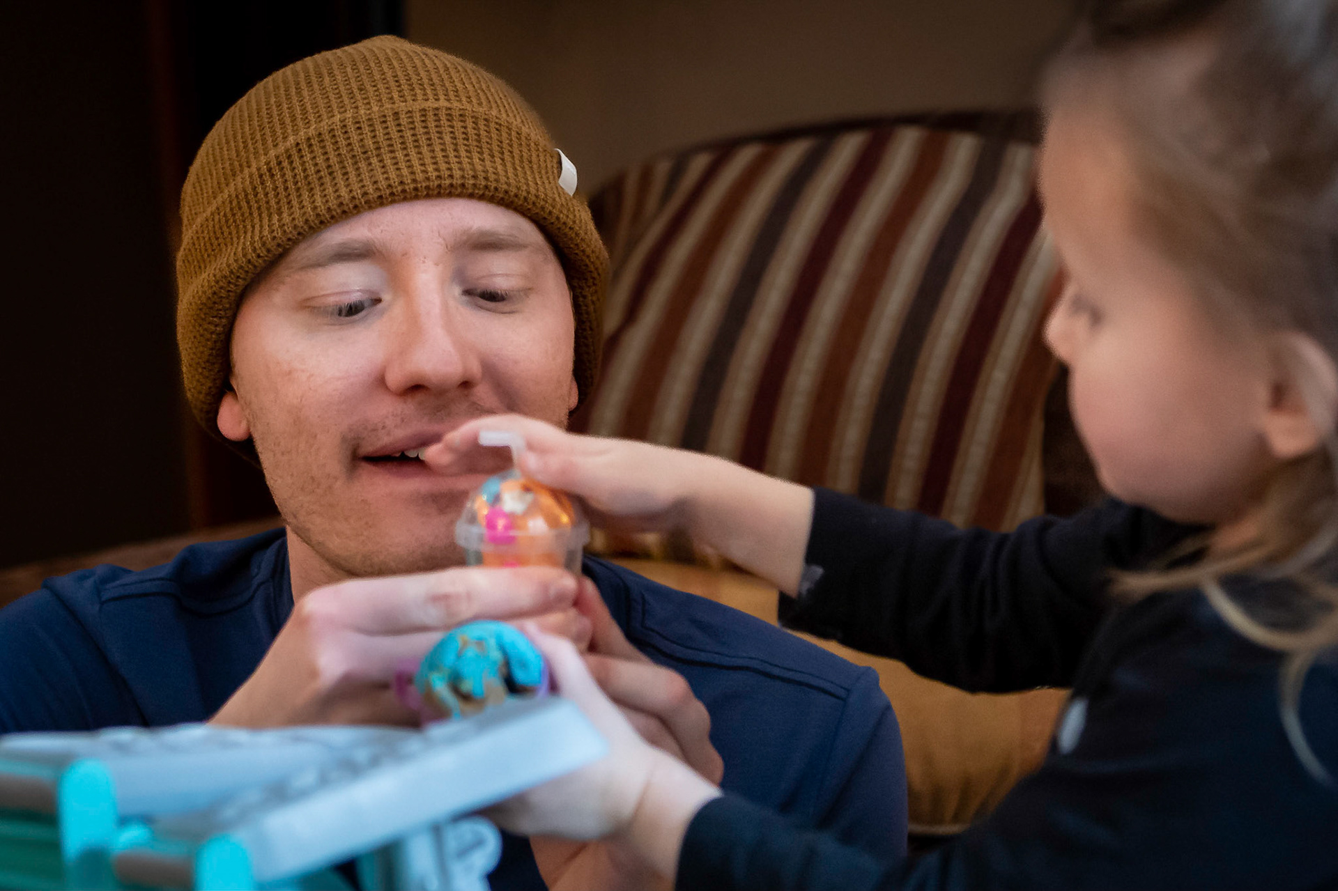 An afternoon in the Play-Doh kitchen with Uncle E