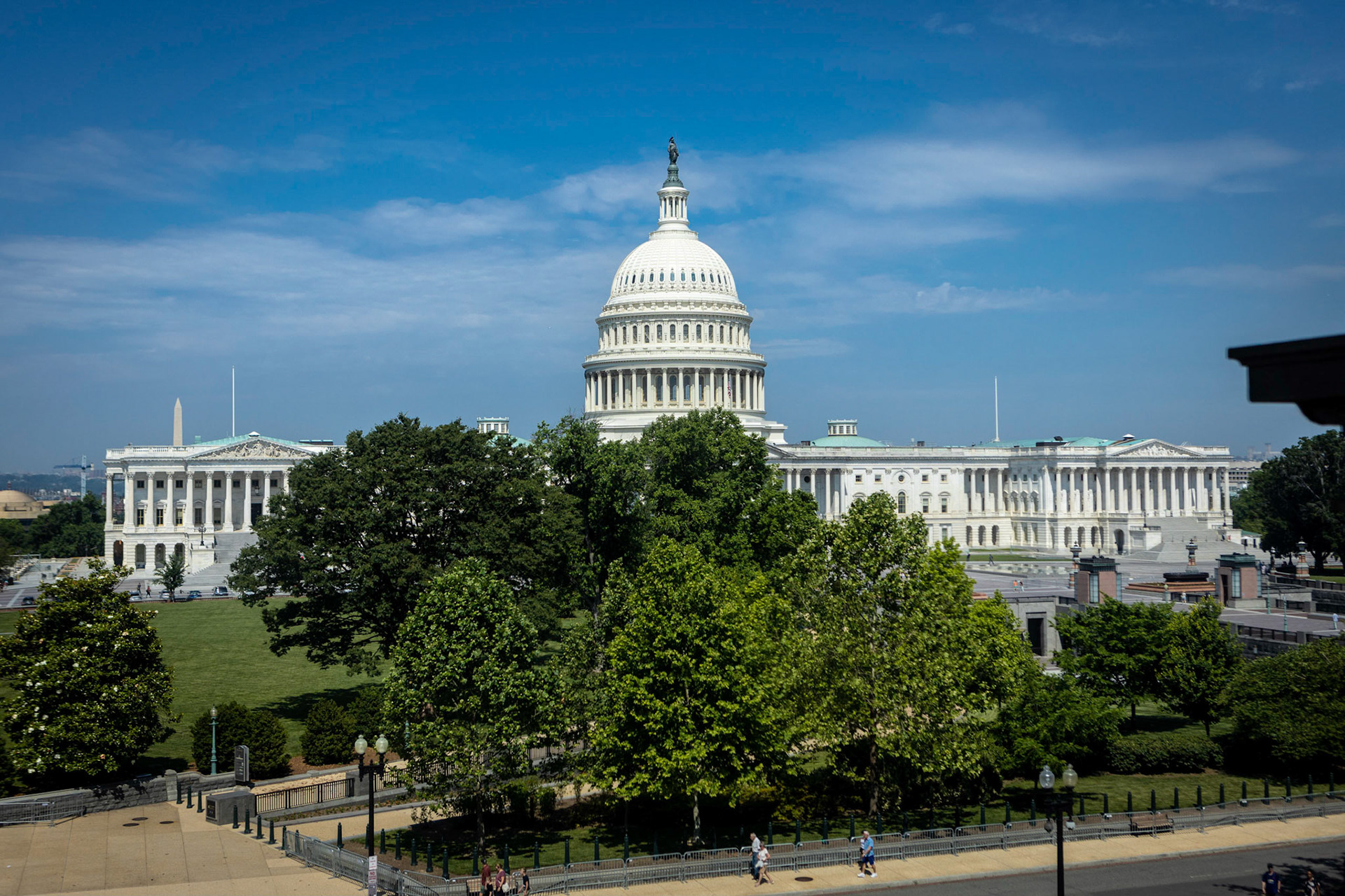 The U.S. Capitol from the Library of Congress