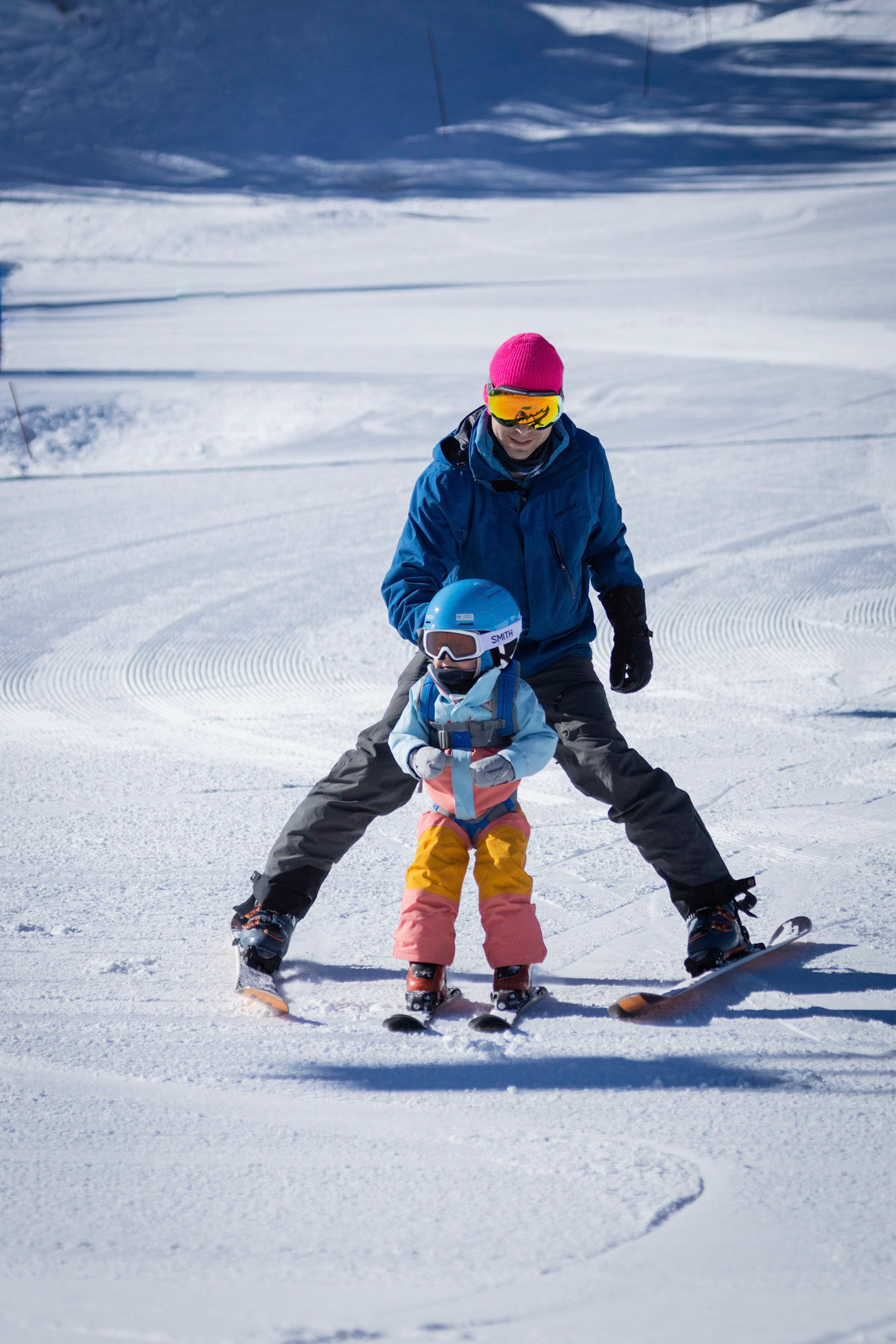 A morning on the slopes with mom and dad