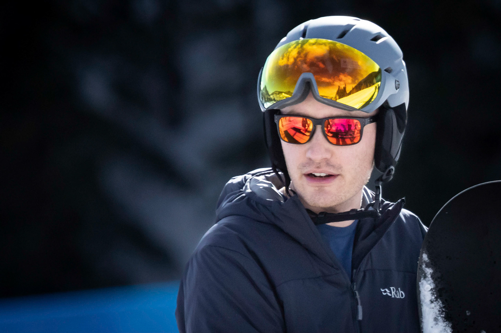 Preparing for a morning ride