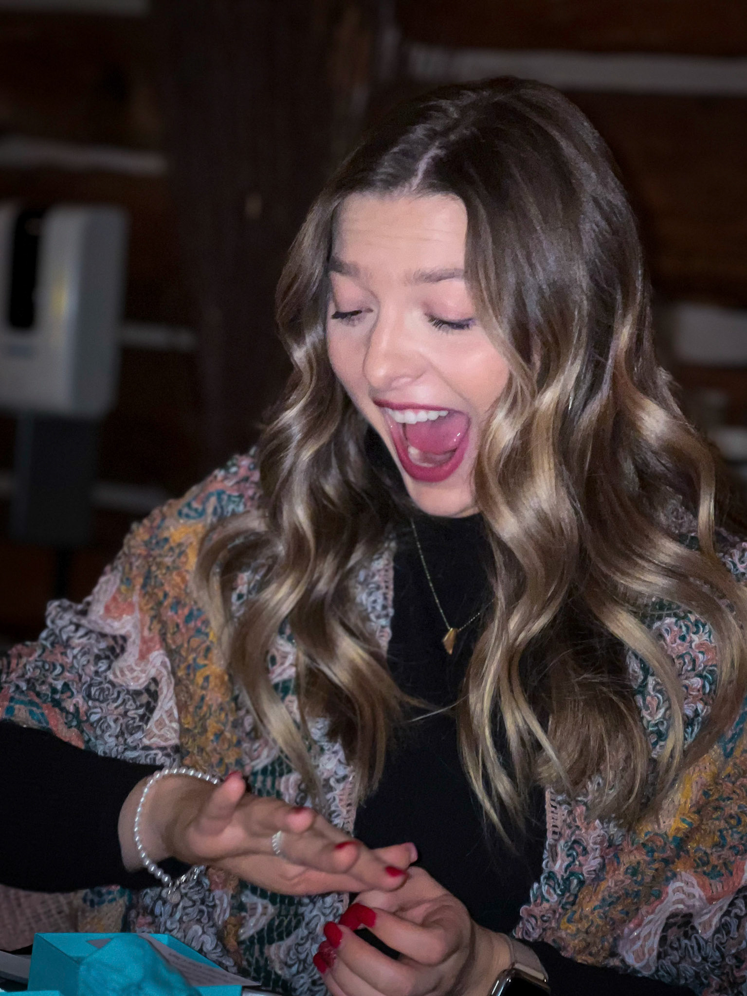 Celebrating graduation with a special blue package