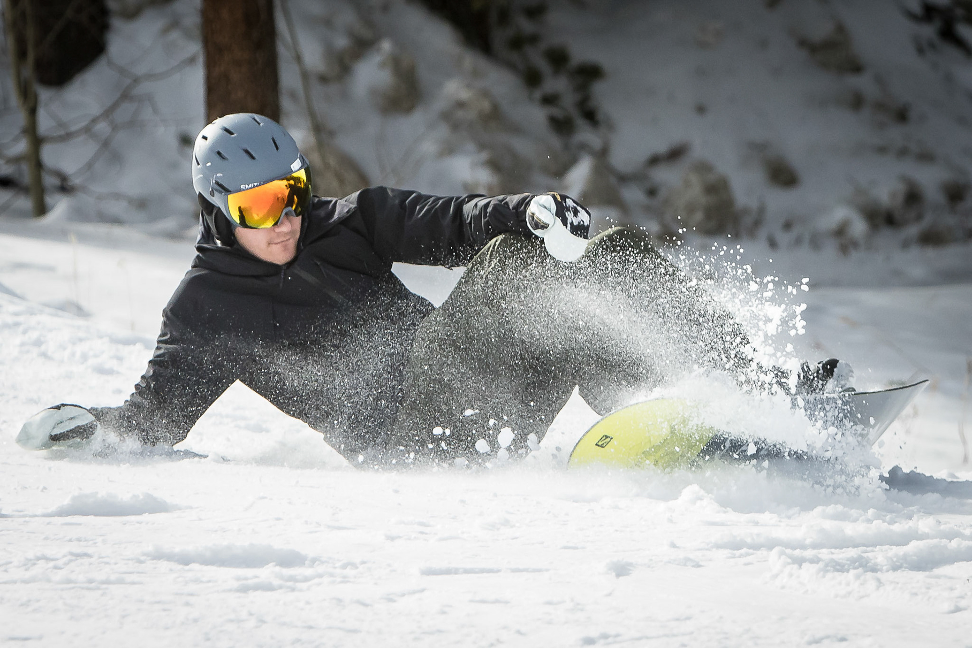 Breaking out the new snow boarding gear
