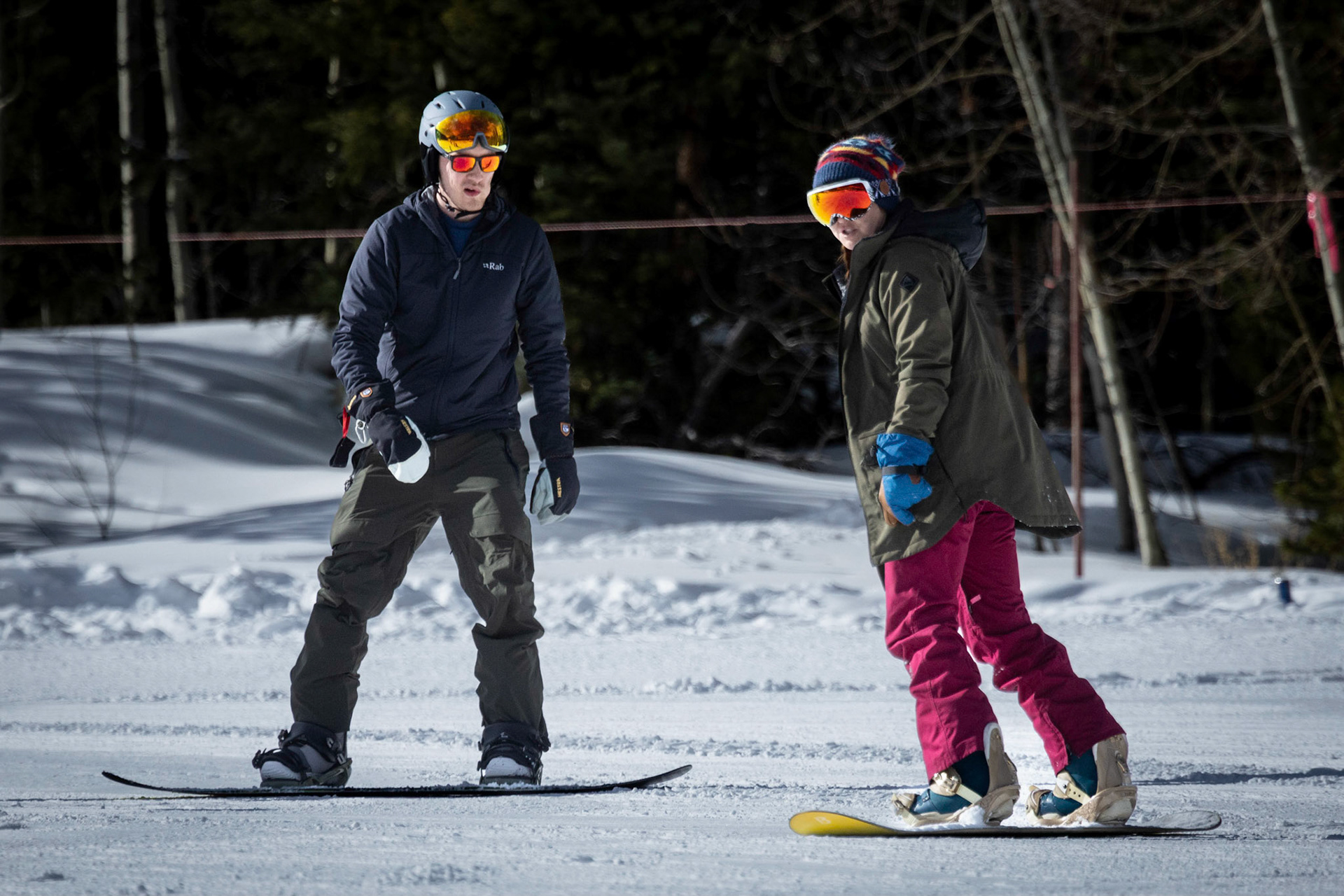 Warming up for a few morning runs