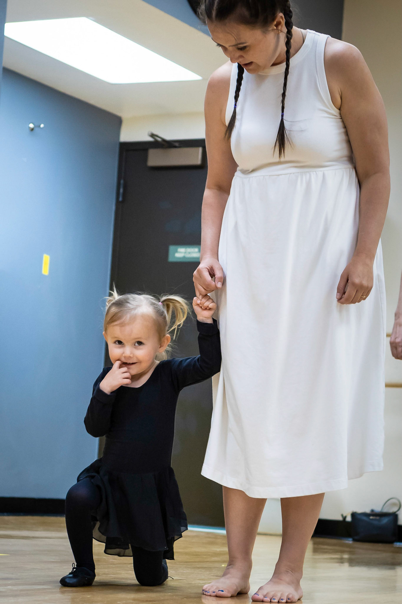 Ballet class with mom