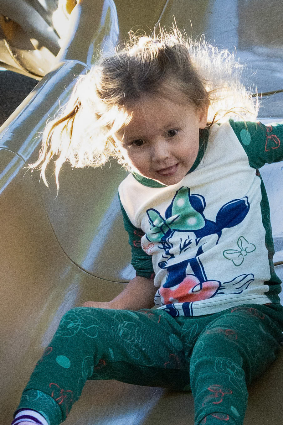An early morning on the playground in Westlands Park