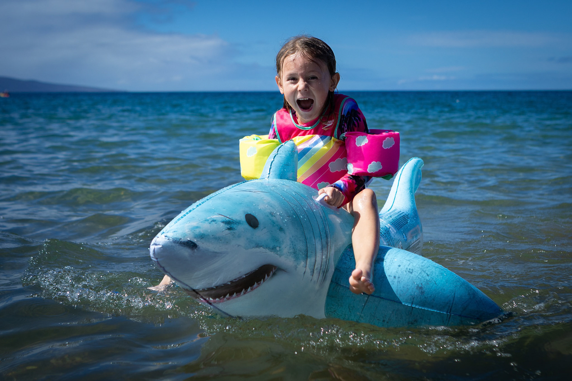 Taming the shark at Grand Wailea