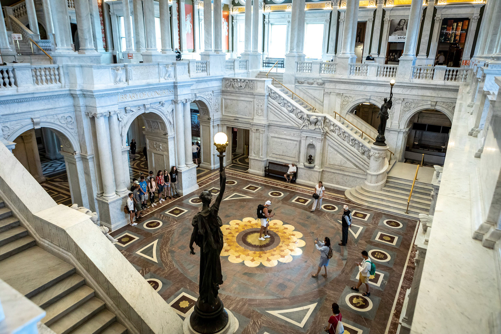 The Great Hall of the Library of Congress