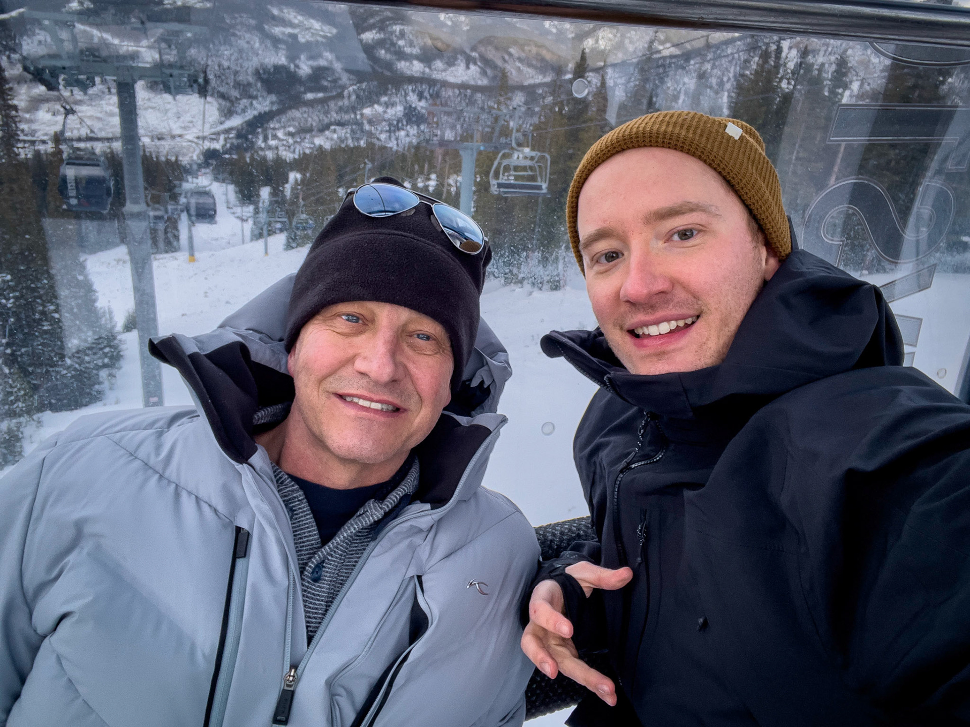 Taking in the view from the River Run gondola at Keystone