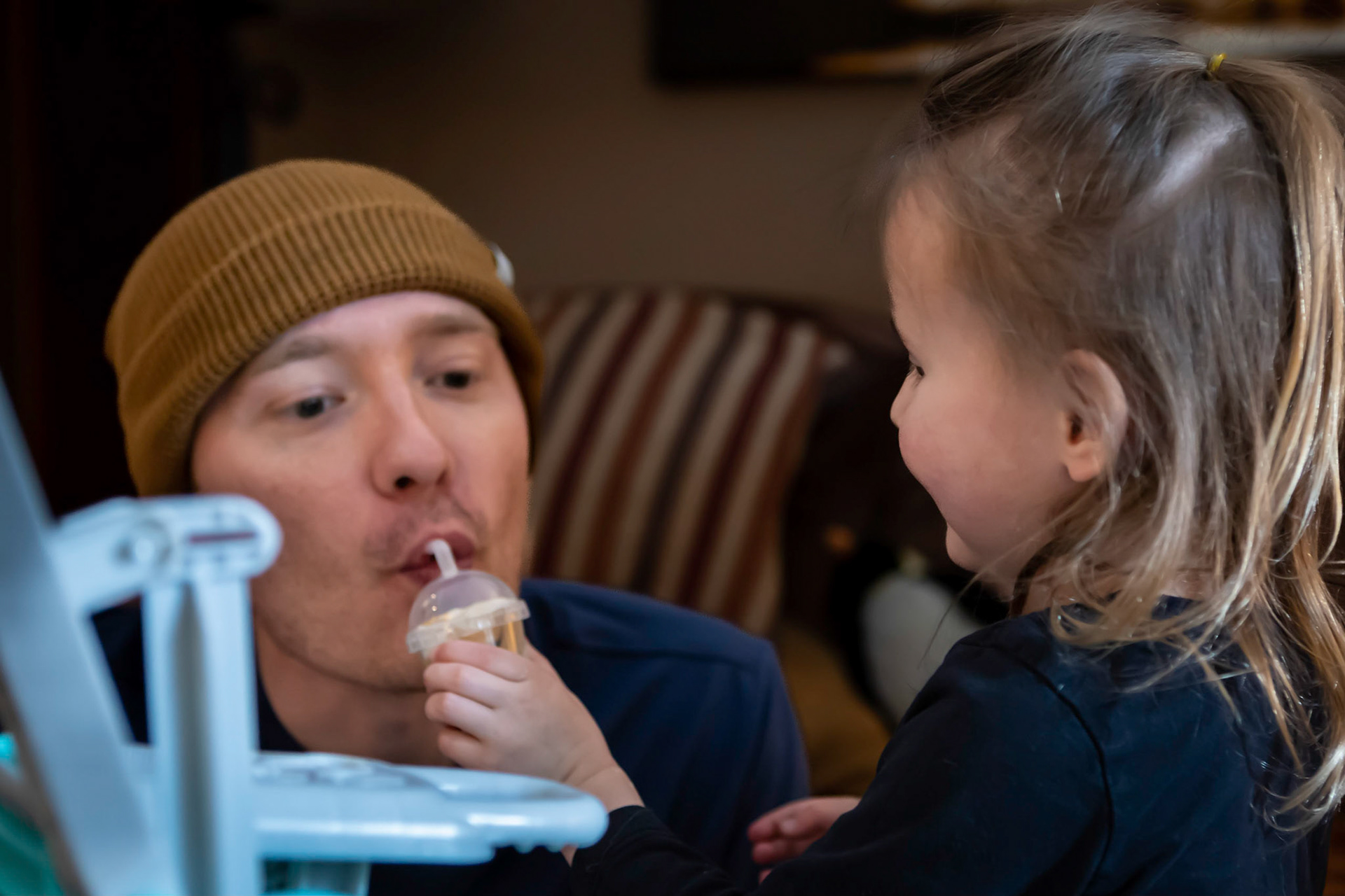 An afternoon in the Play-Doh kitchen with Uncle E