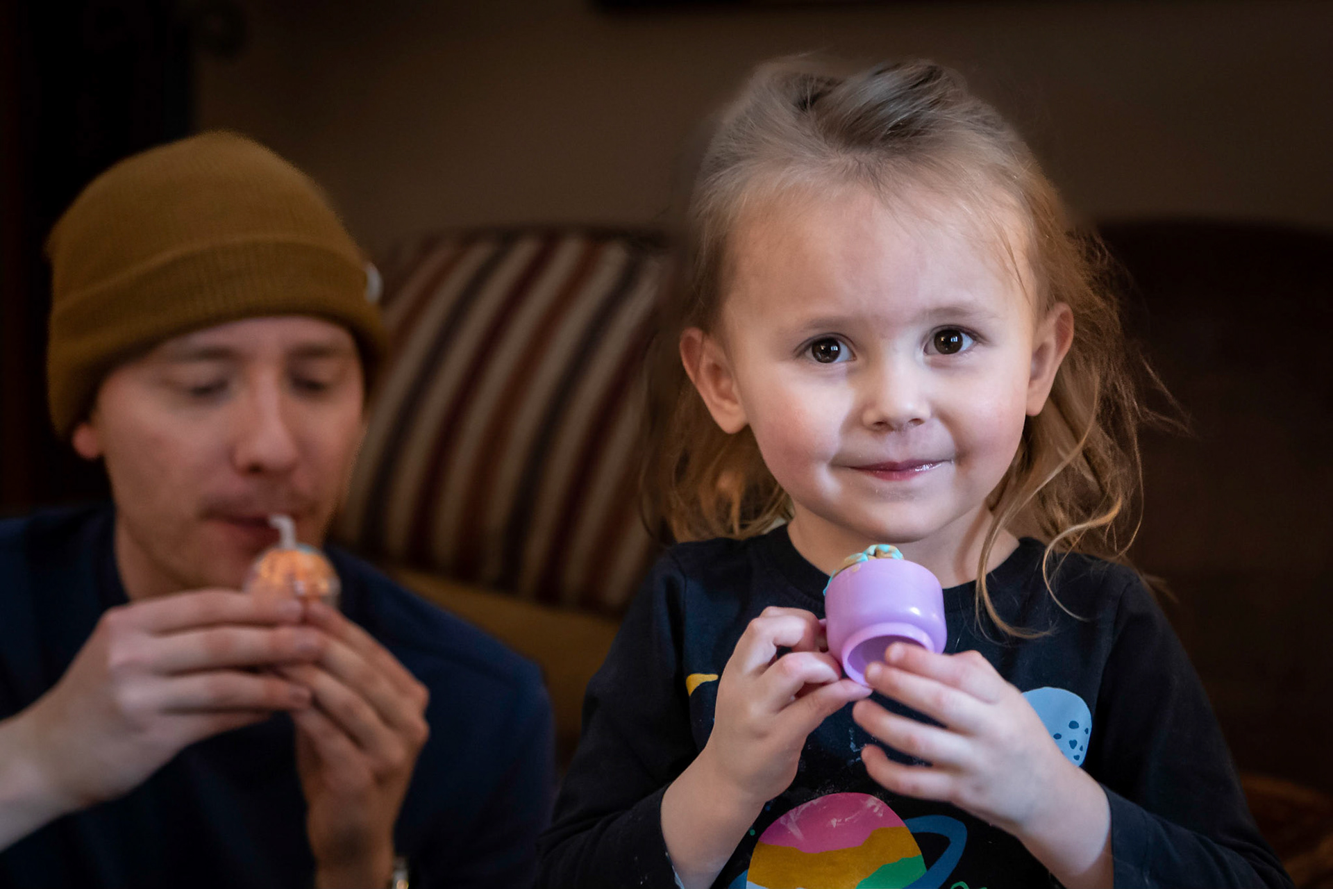 An afternoon in the Play-Doh kitchen with Uncle E