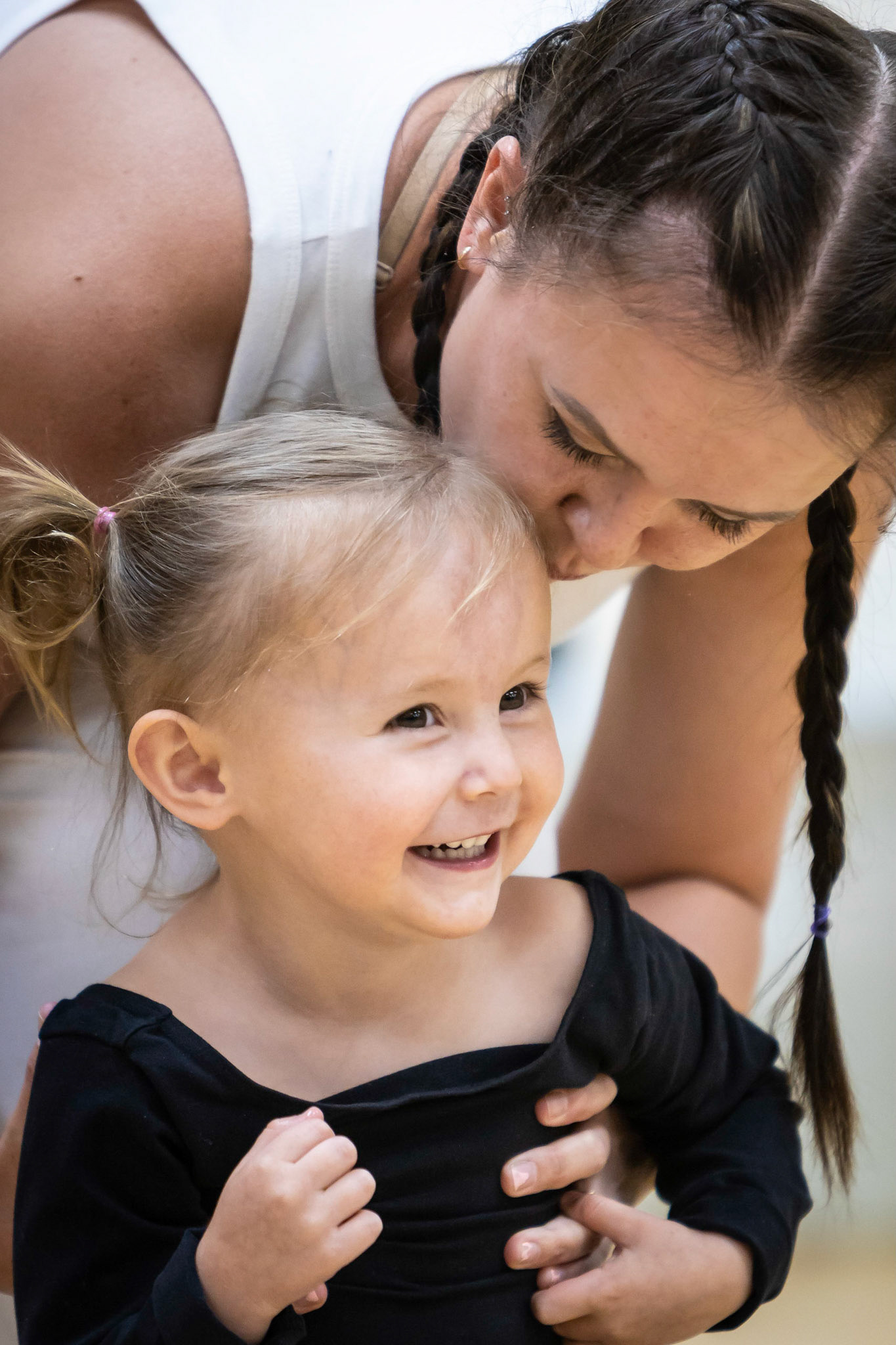 Ballet class with mom