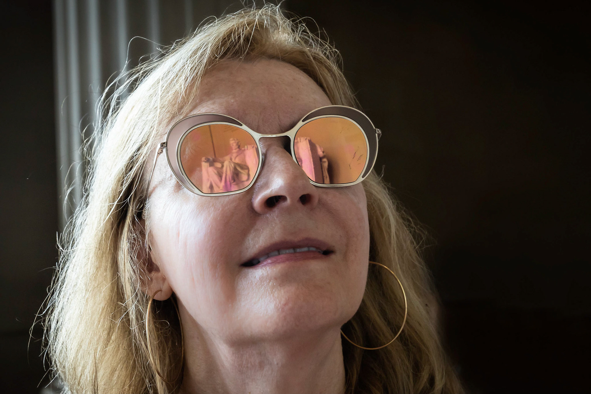 Taking in the Lincoln Memorial