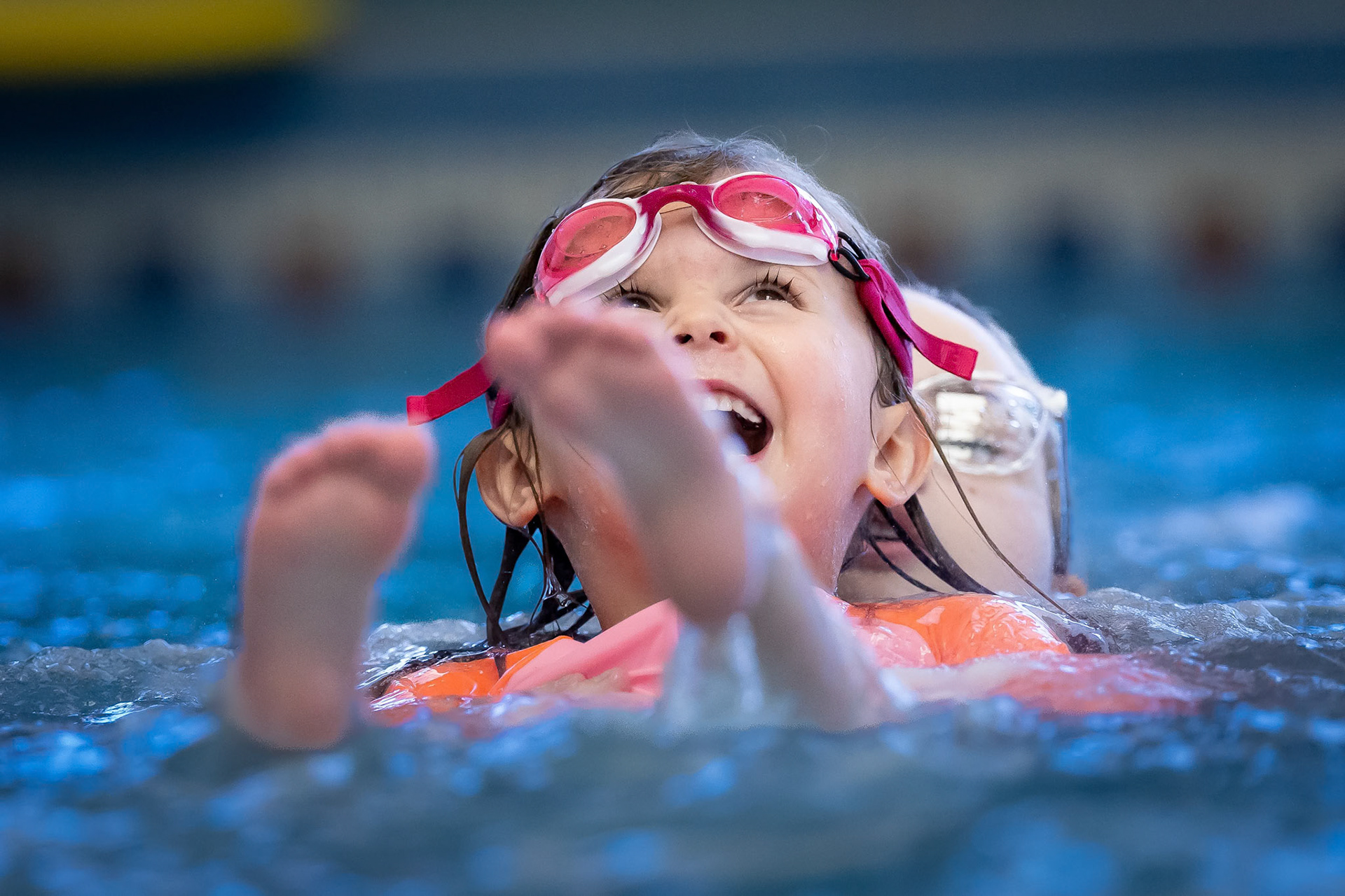 Swim lesson at Buck Recreation Center