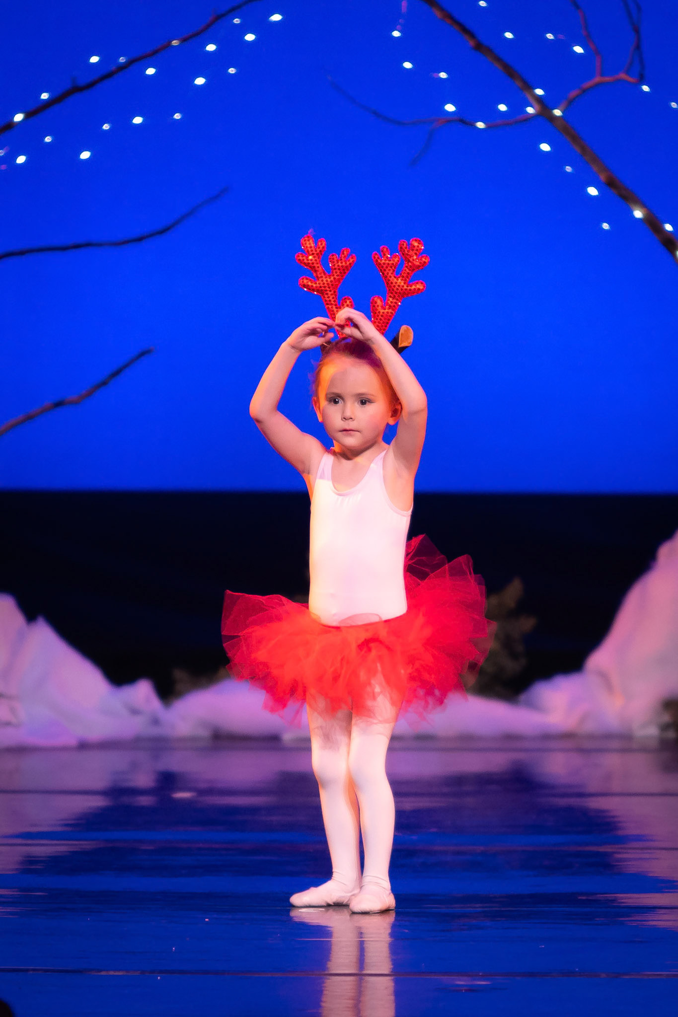 Performing in her first dance recital