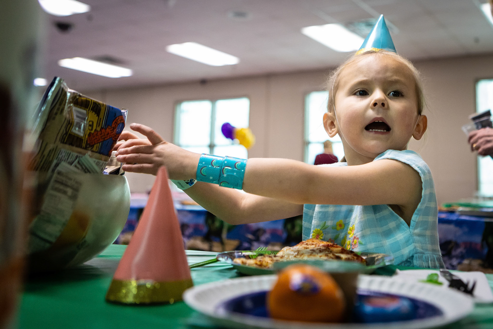 Pizza party at Family Sports Center