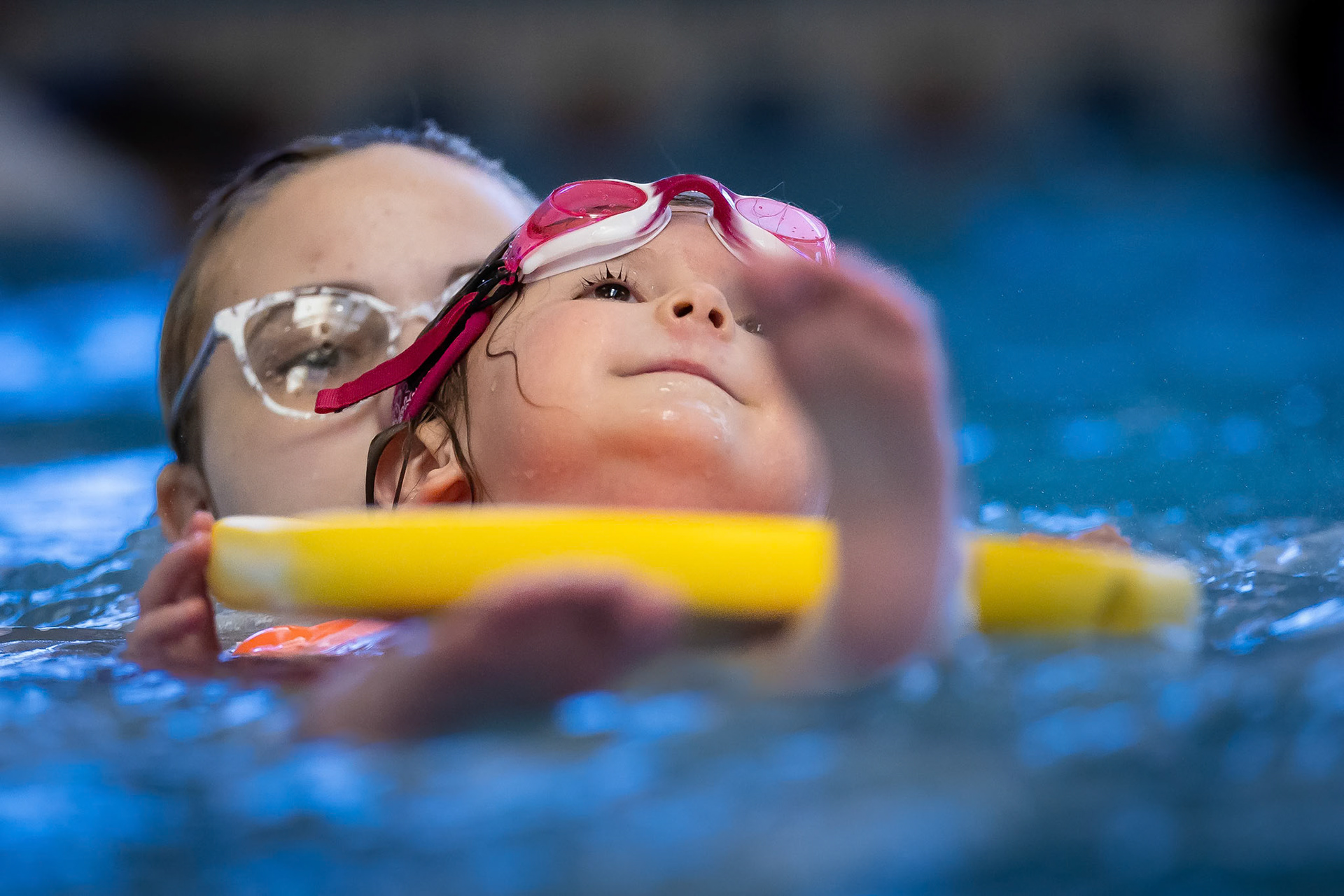 Swim lesson at Buck Recreation Center