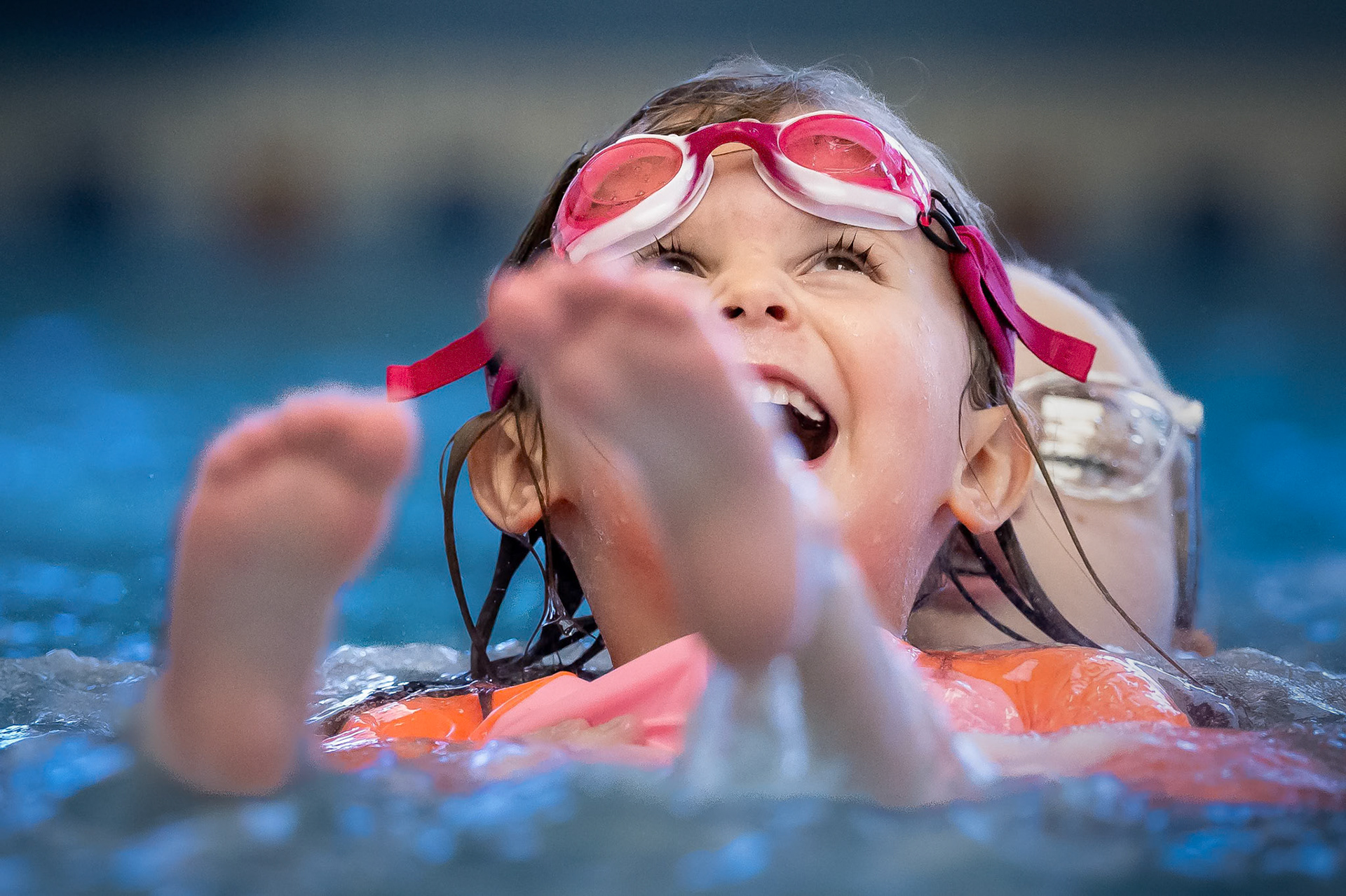 Swim lesson at Buck Recreation Center