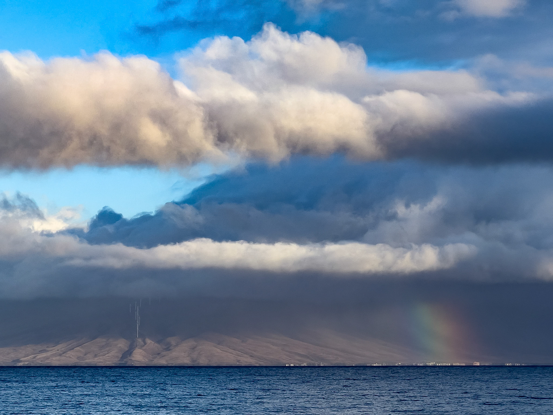 An early morning walk along the Maui beach