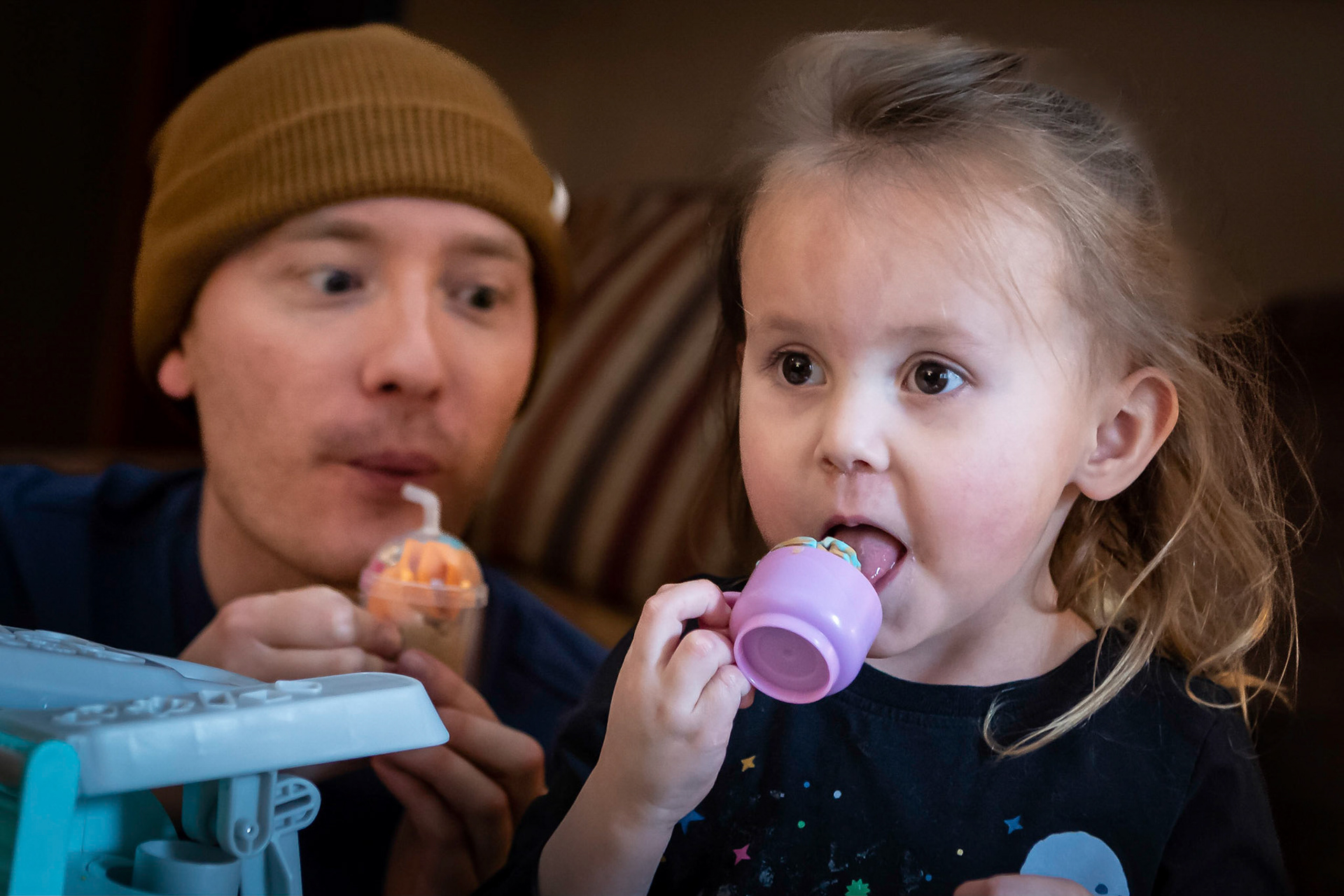 An afternoon in the Play-Doh kitchen with Uncle E