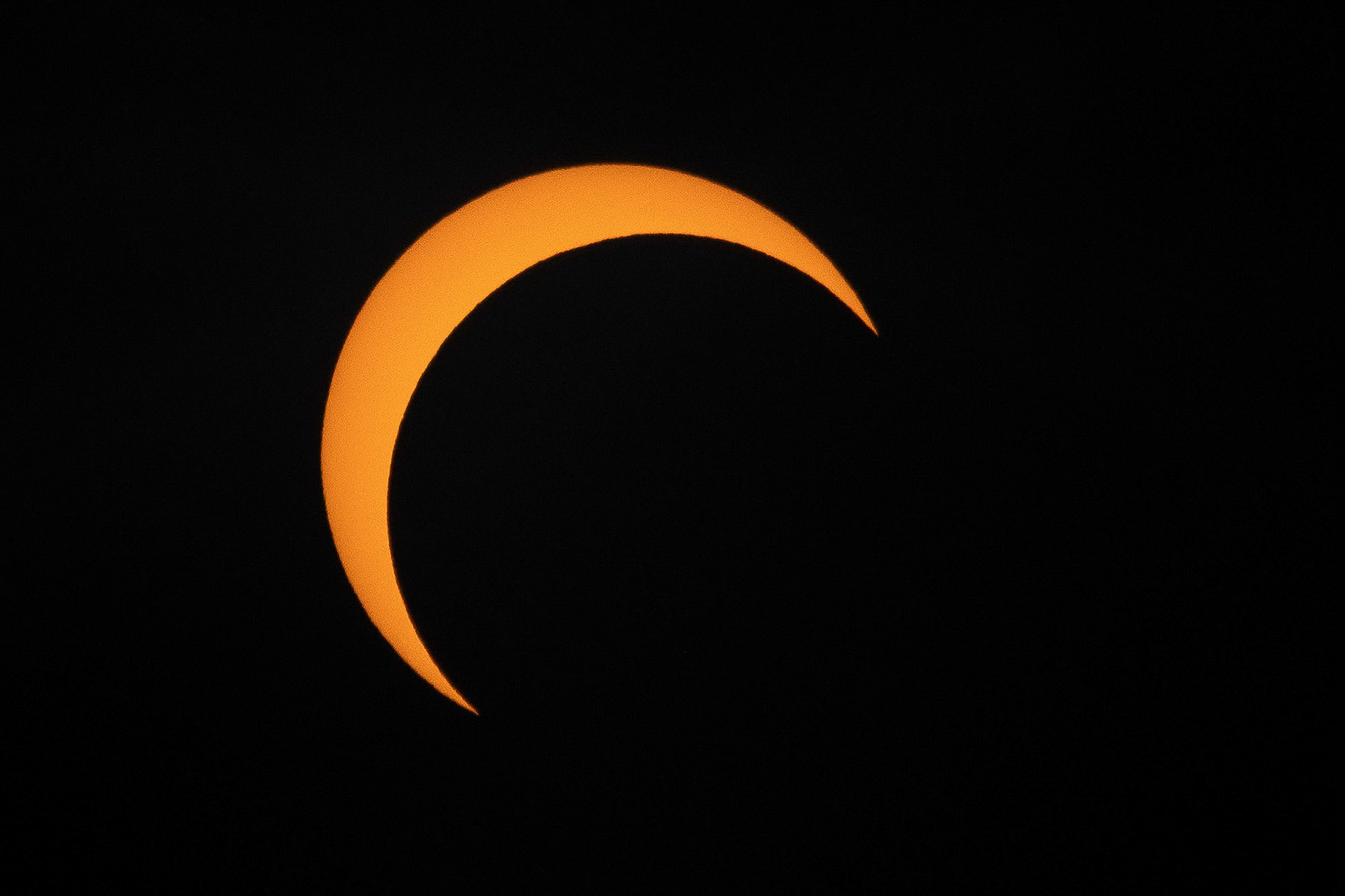 Annular solar eclipse from the high country of Colorado