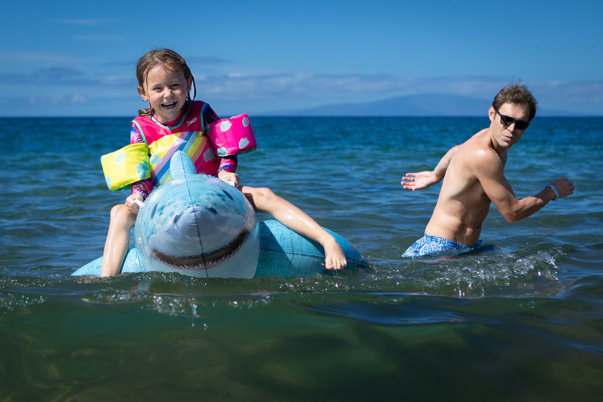 Taming the shark at Grand Wailea