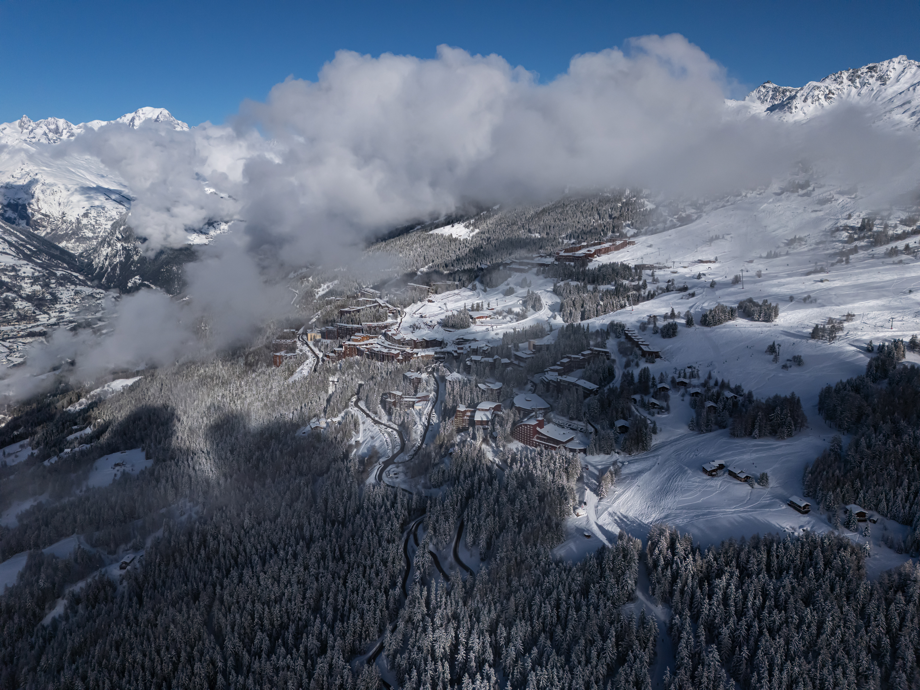 La station des Arcs 1800