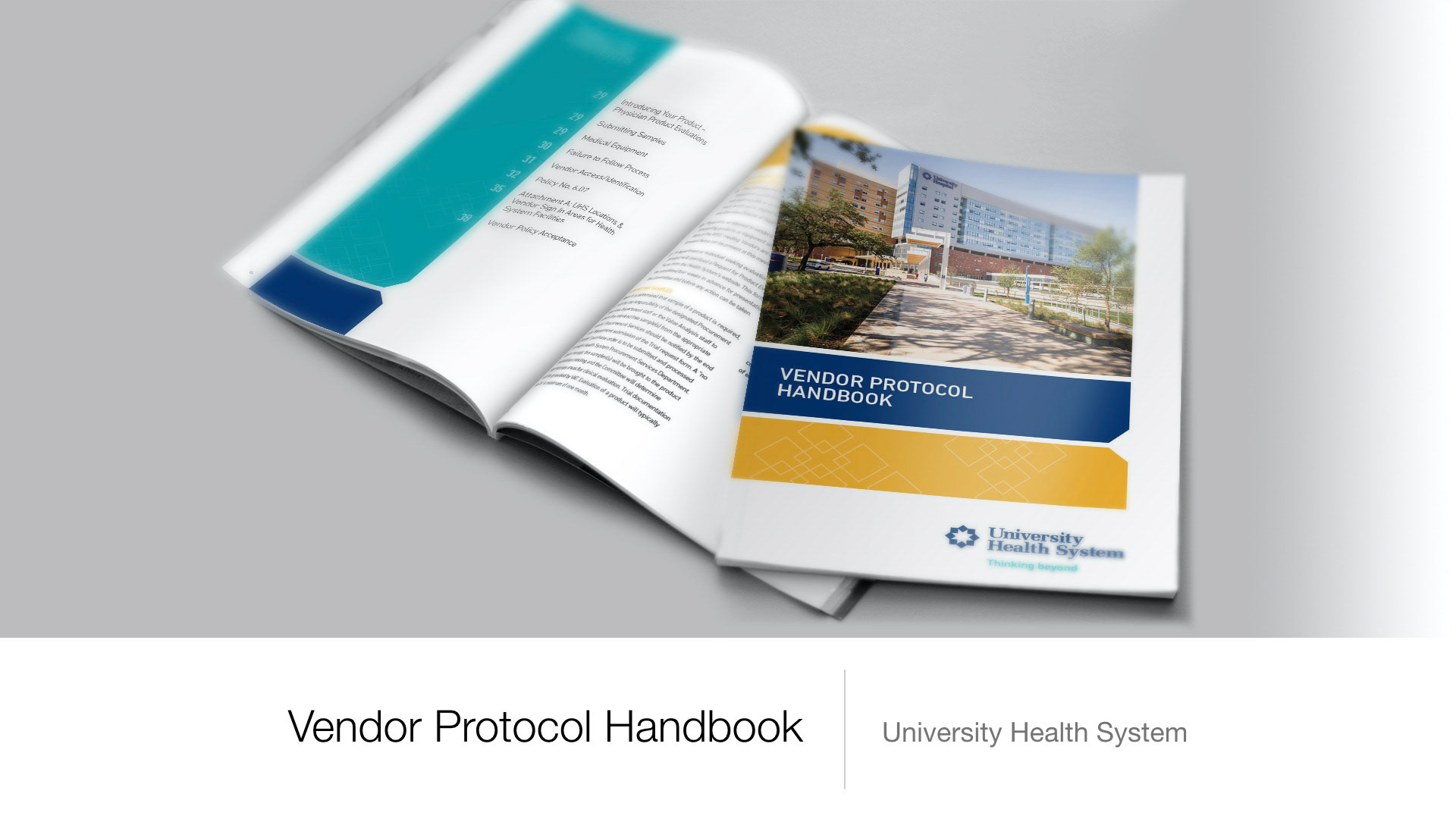 Vendor Protocol Handbook – University Health System