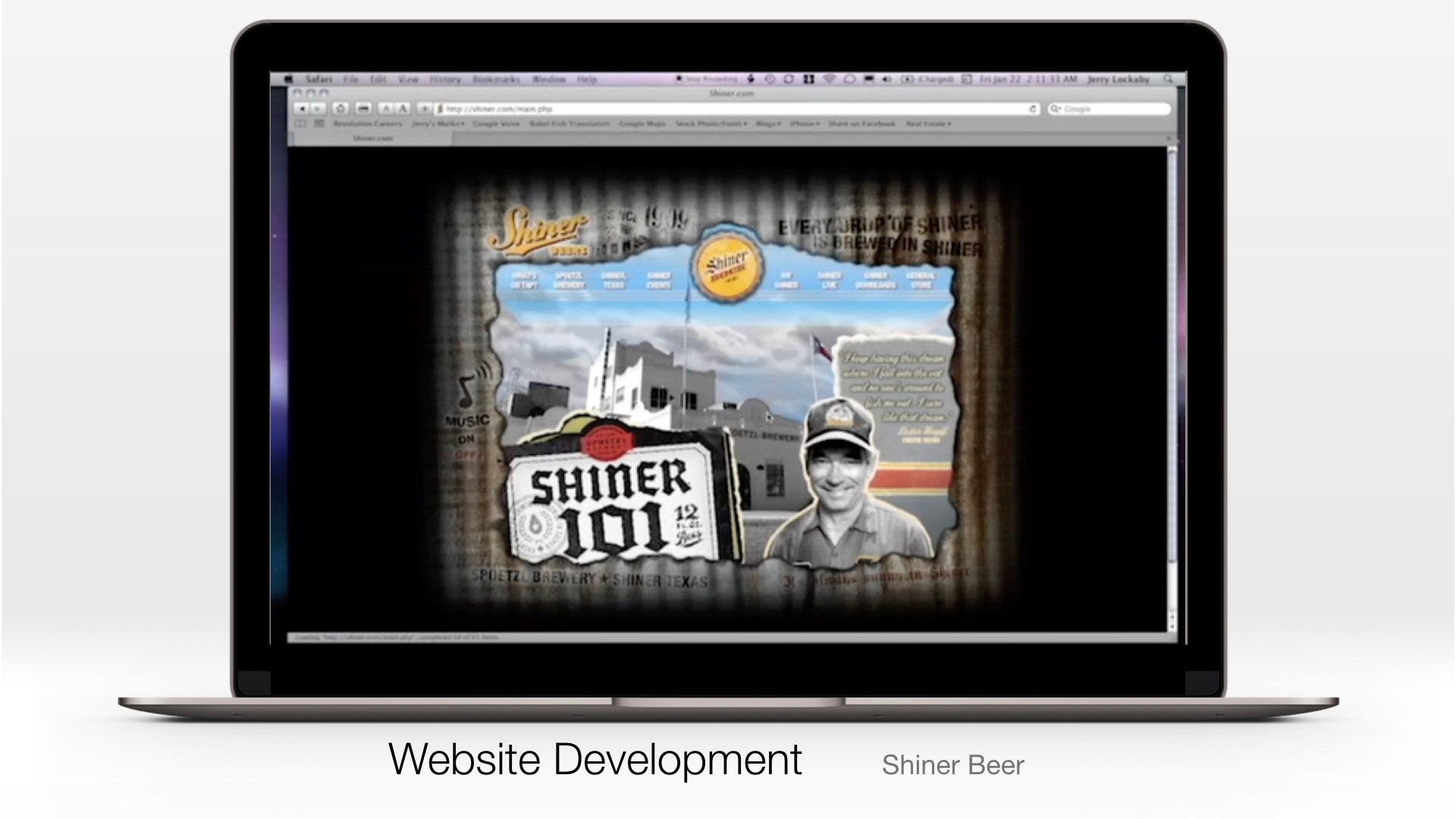 Website Development – Shiner Beer
