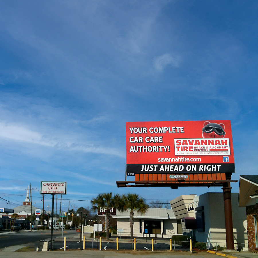Savannah Tire Billboard
