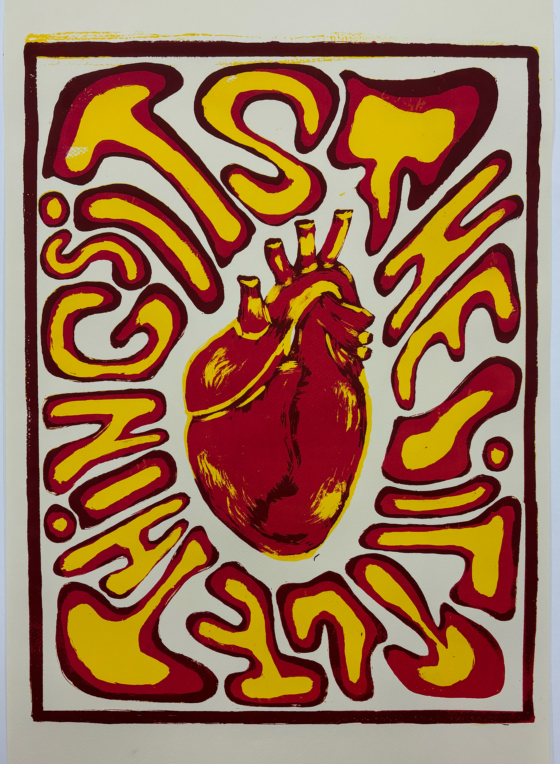 Don't Go Breaking My Heart, Screen Print 2024