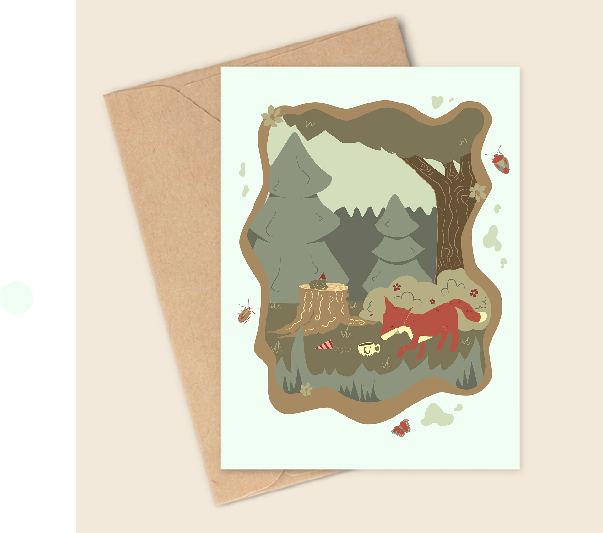 Greeting Card Mockup 2024