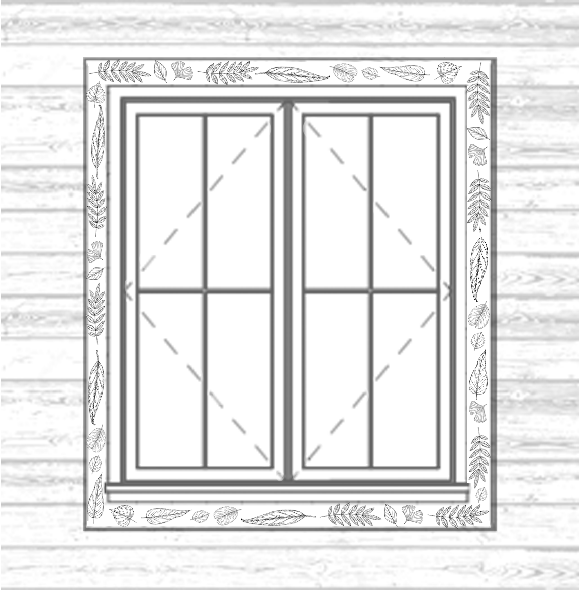Engraved Window Detail