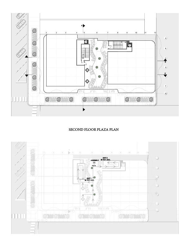 Second Floor Plaza Plan
