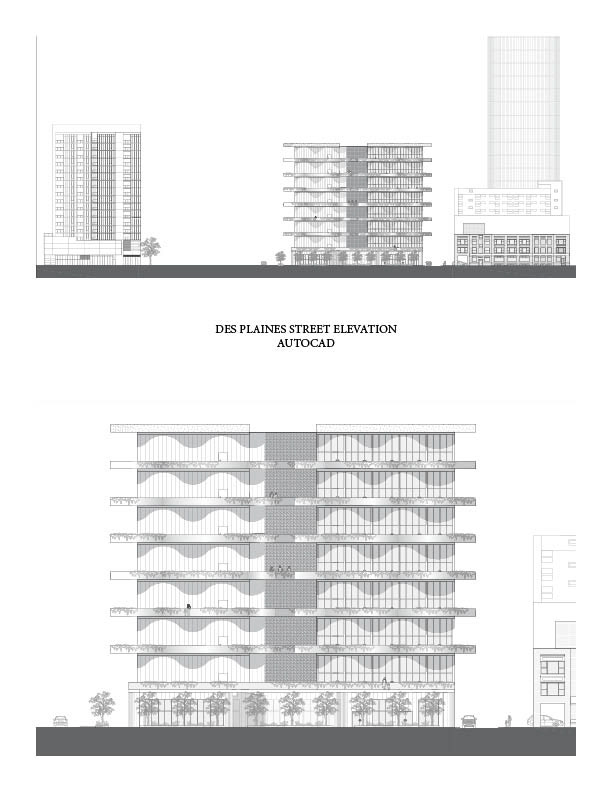 Des Plaines Street Elevation