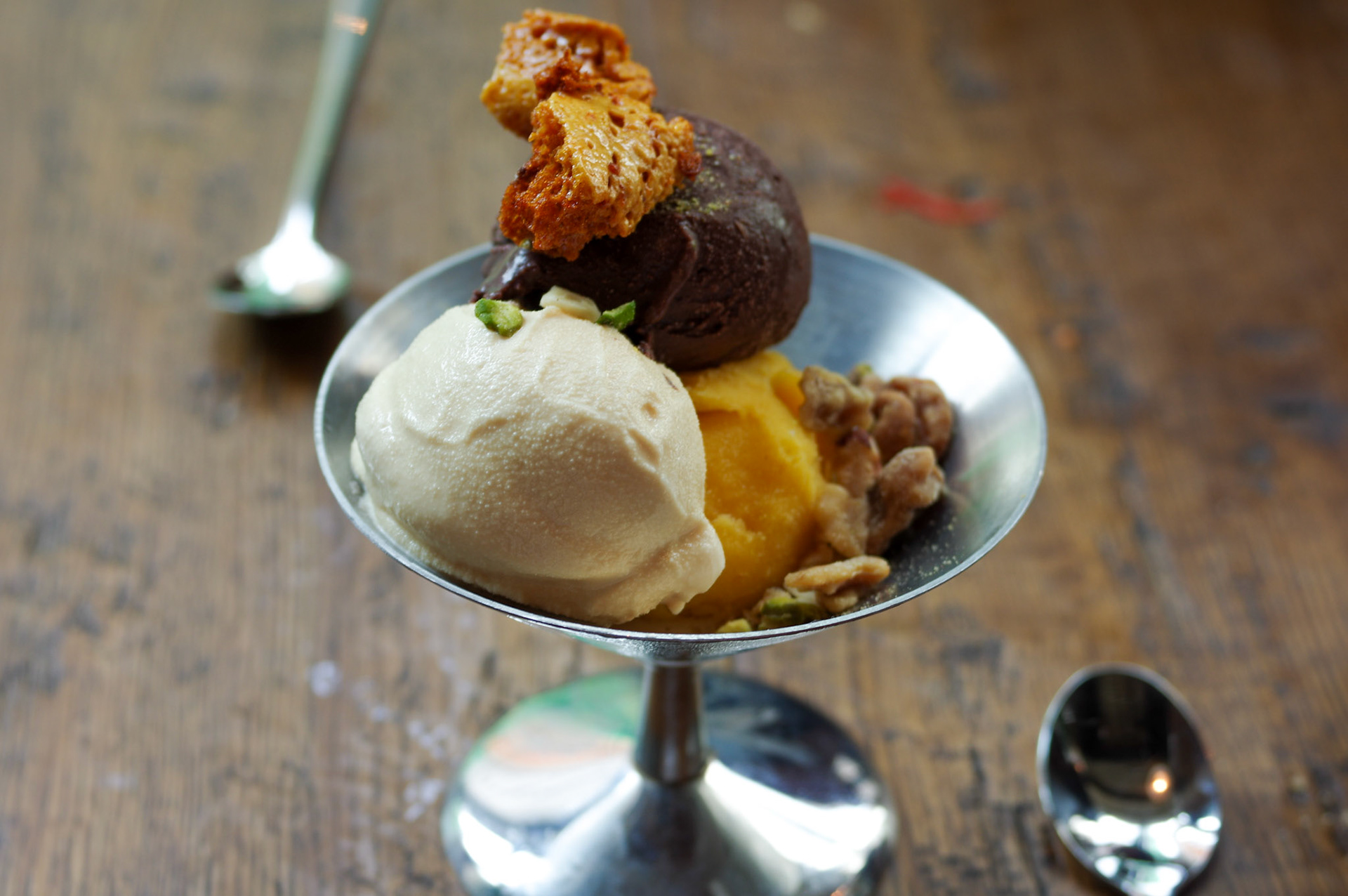 Gourmet Ice Cream Dessert