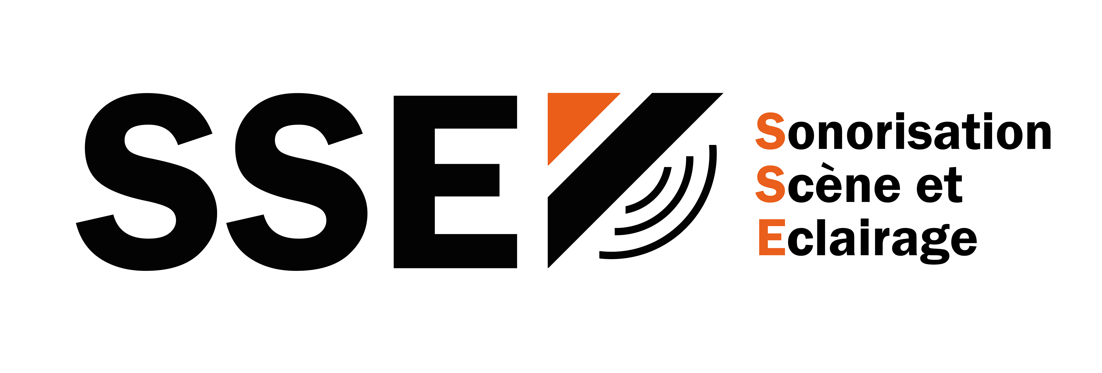 Logo SSE bicolore noir étendu