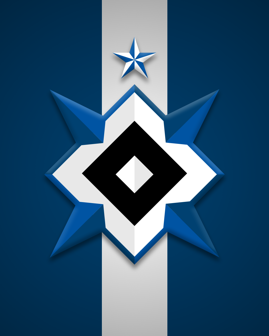 Mockup logo Hambourg SV