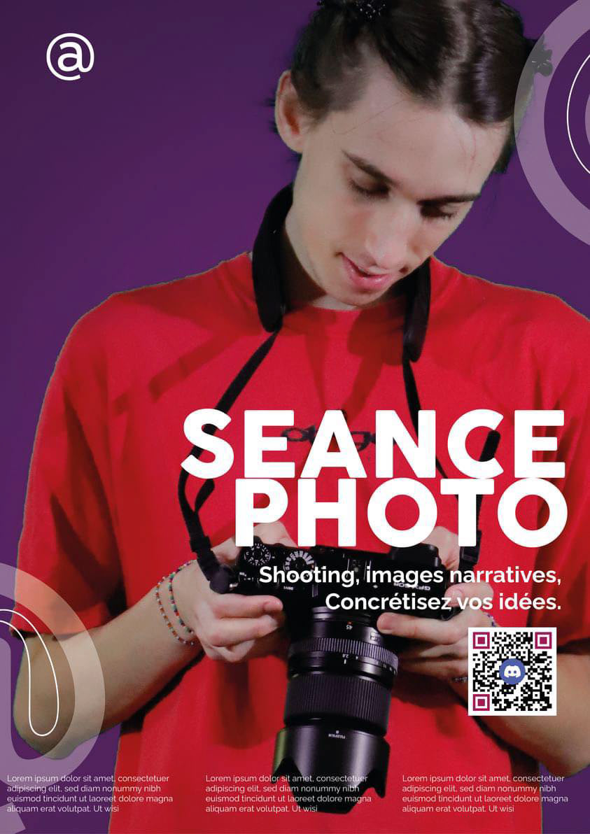 Affiche "séance photo"