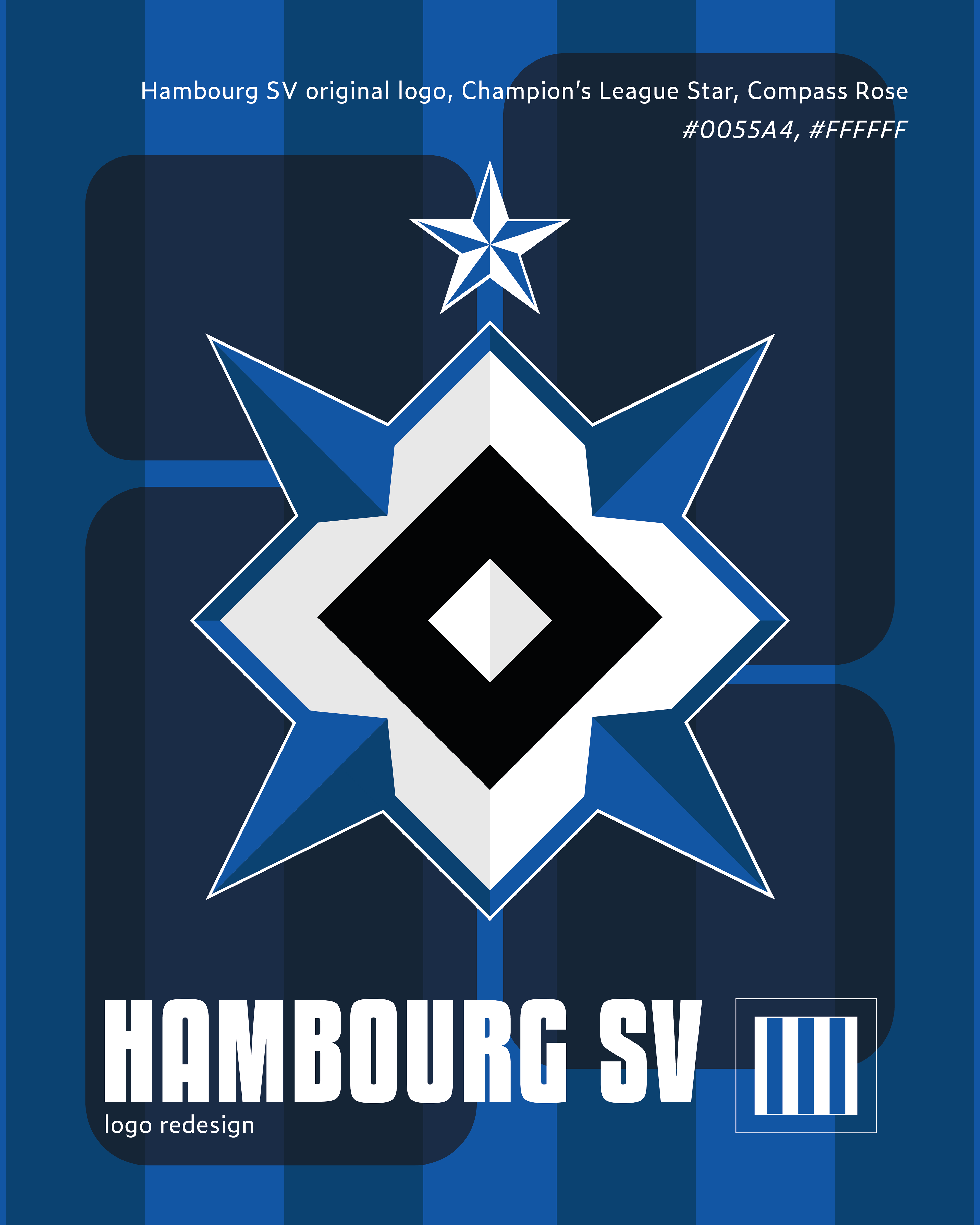 Rebranding fictif - logo Hambourg SV