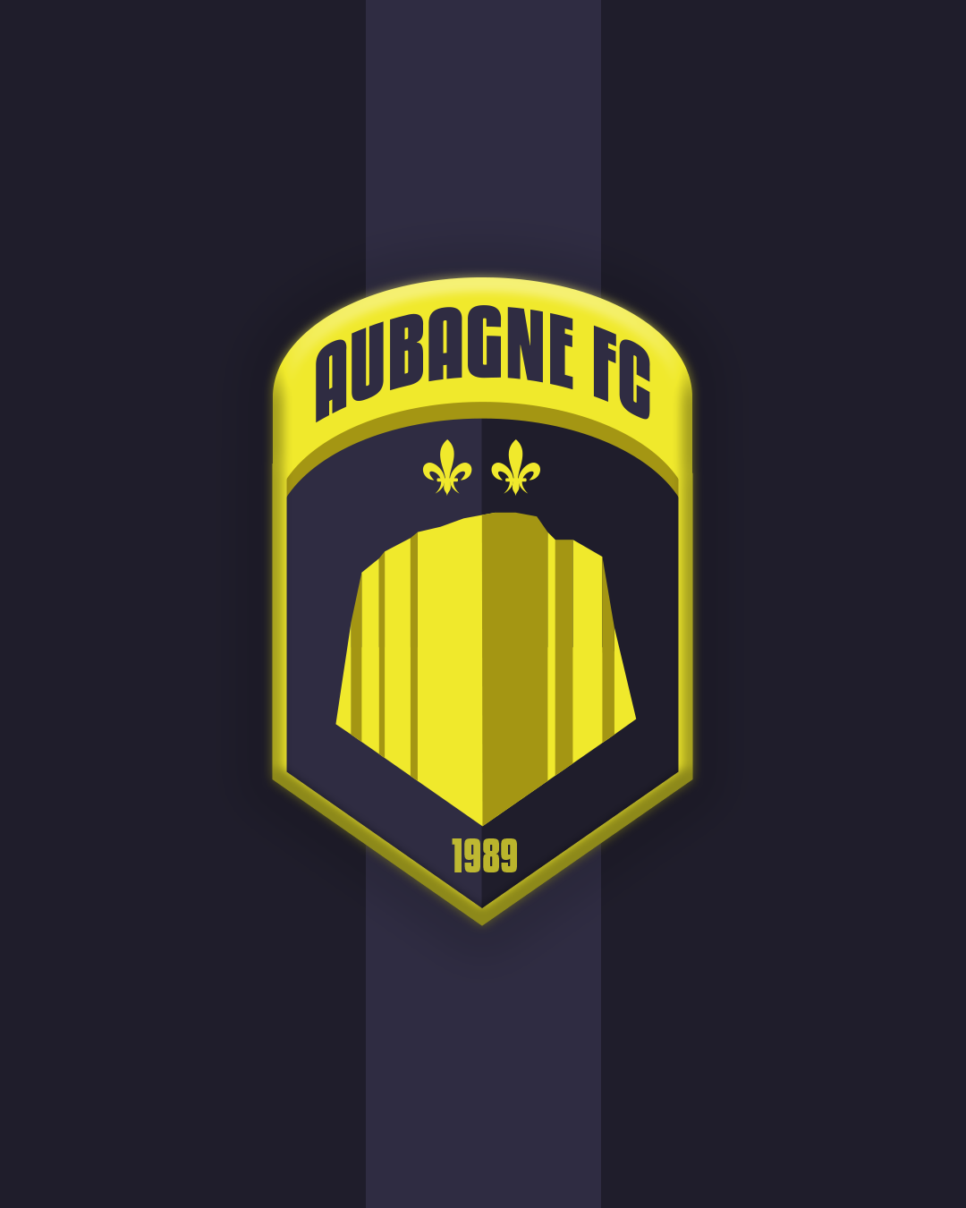 Mockup logo Aubagne FC