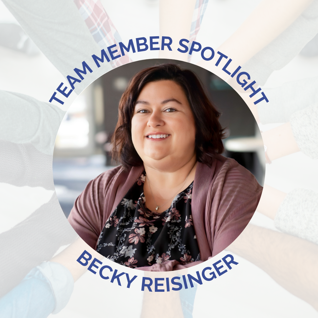 Next in our Spotlight Series: Becky Reisinger serves as our VP of Learning and Professional Development. When she's not at her desk job at the Institute, she finds joy in all creatures furry, scaly, or feathery, a passion she hopes will someday lead to opening an animal rescue farm.