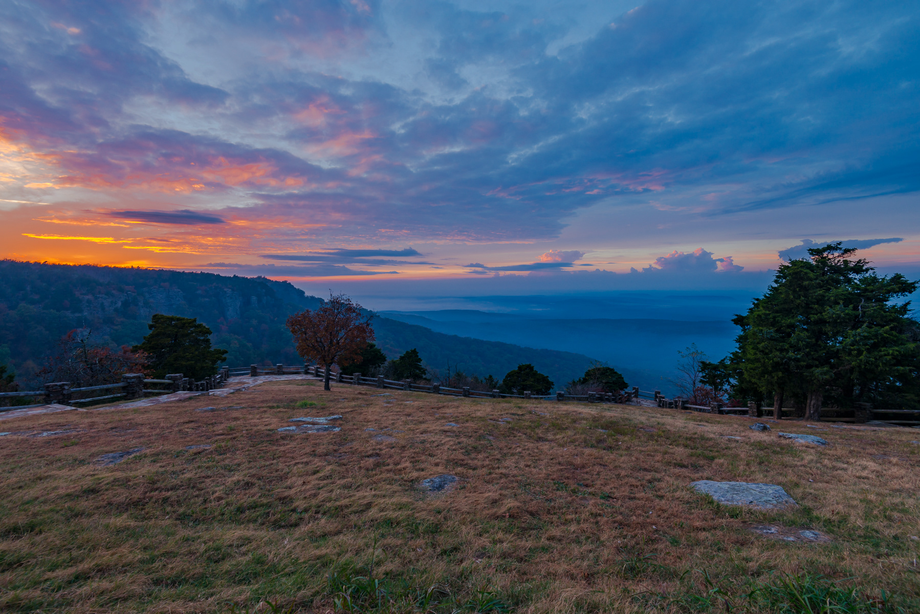 Sunset, Mt Magazine State Park