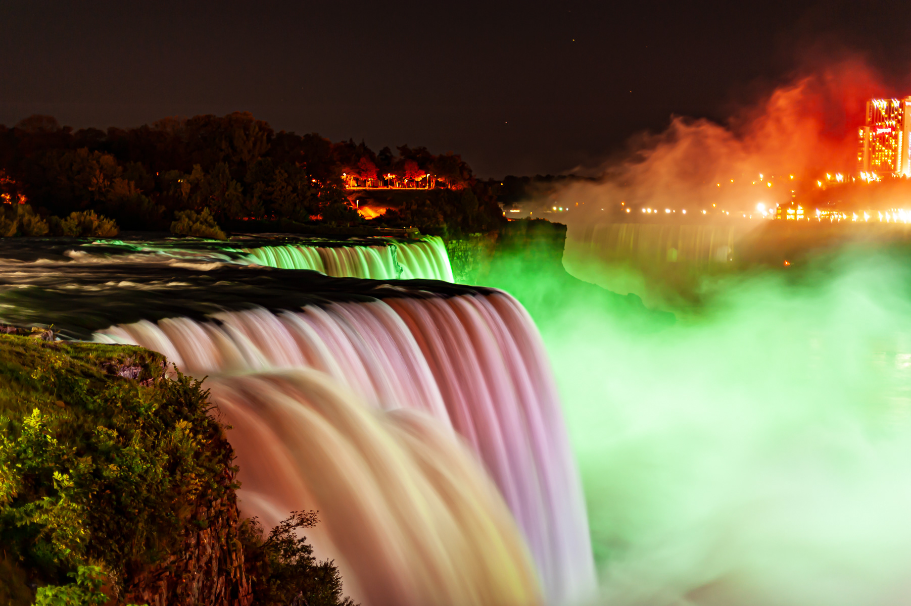 Niagara Falls at Night