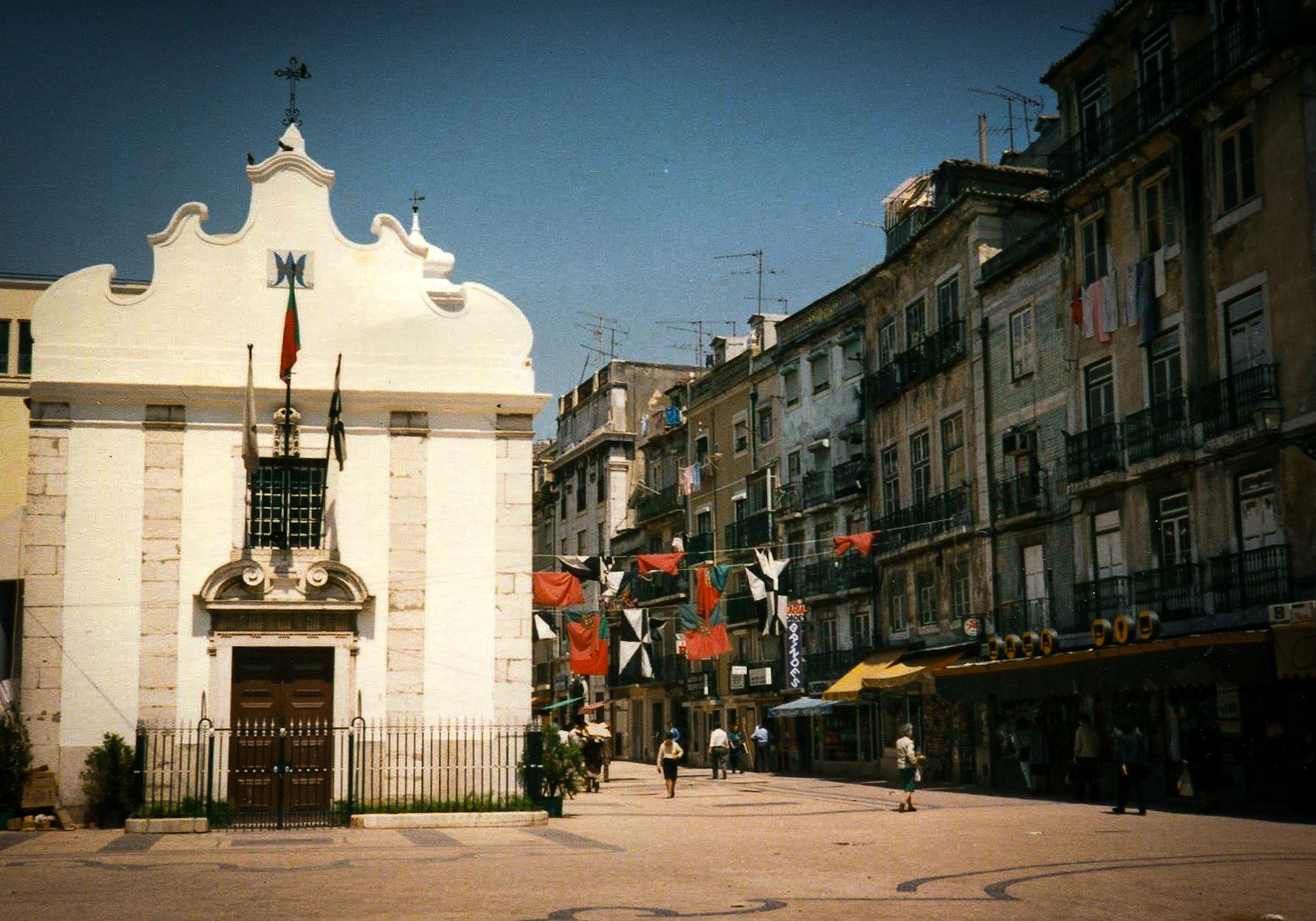 Rua da Mouraria　滞在したホテルの近く
