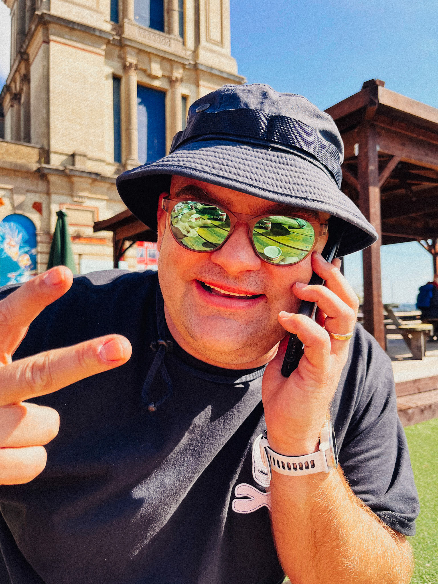 Man on phone