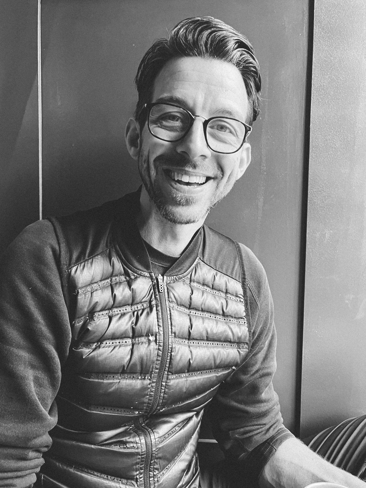 Man smiling